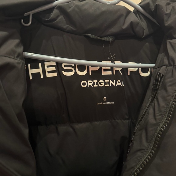 Aritzia Super Puff Reglar Length Black Puffer Jacket with Hood - Picture 7 of 16